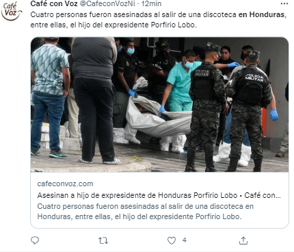 Así informó el mundo sobre la masacre que dejó cuatro muertos, incluido hijo de “Pepe” Lobo