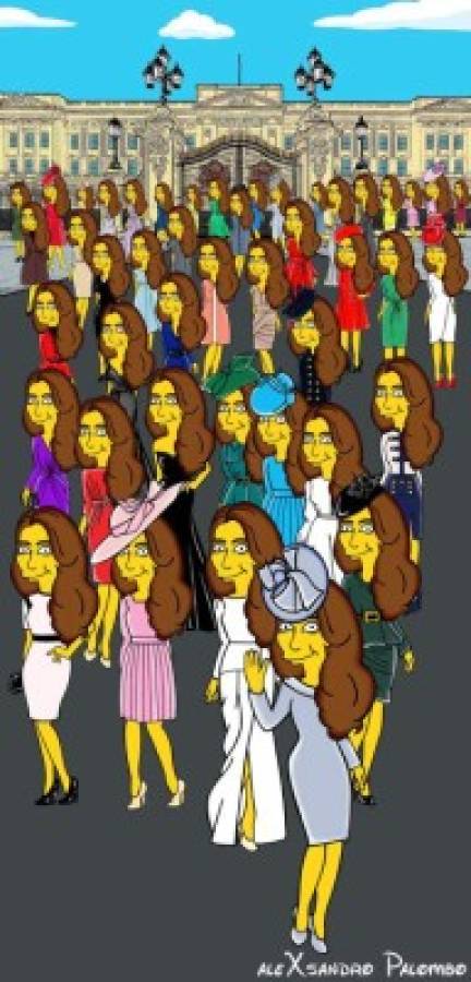 kate Middleton al estilo simpson