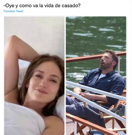 Los divertidos memes de Ben Affleck en su luna de miel con Jennifer López