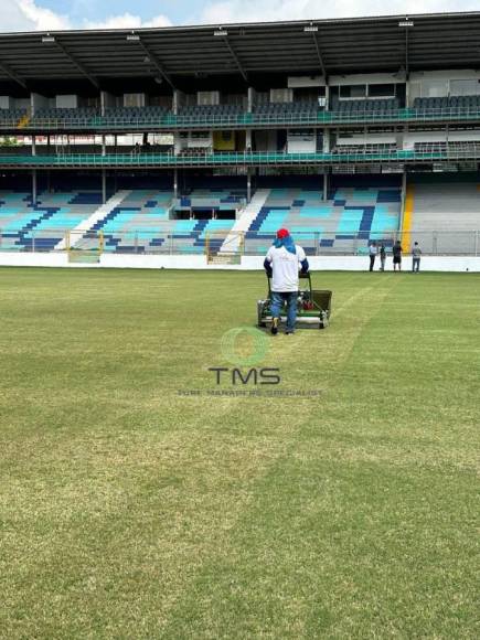 Estadio Morazán ya tiene fecha para que se juegue en la nueva grama