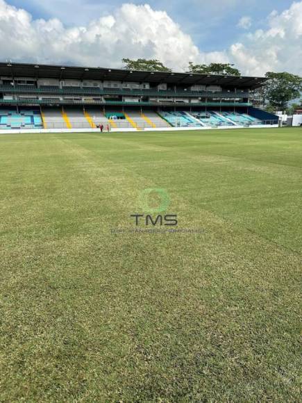 Estadio Morazán ya tiene fecha para que se juegue en la nueva grama