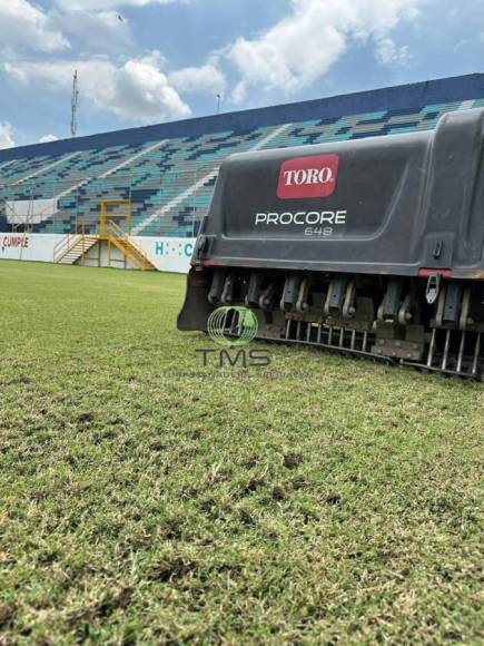 Estadio Morazán ya tiene fecha para que se juegue en la nueva grama