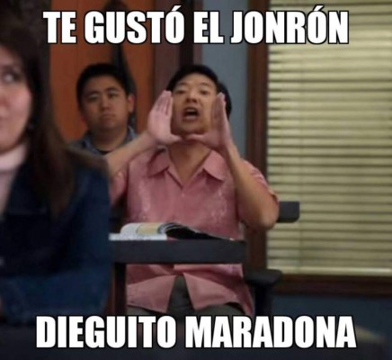 Memes: hondureños se burlan de Maradona