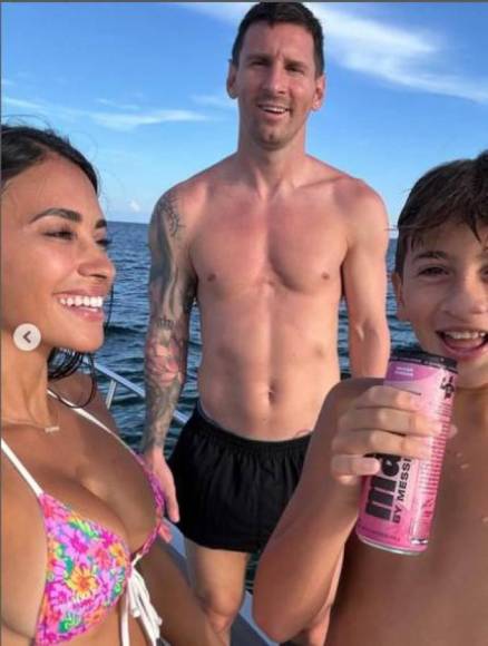 Antonela Roccuzzo y Messi disfrutan de sus vacaciones en yate de lujo en Estados Unidos