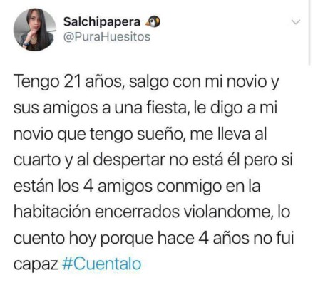 Caso 'La Manada': Se viraliza el hashtag #Cuéntalo en apoyo a víctimas de violación