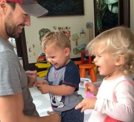 ¡Cómo han crecido Lucy y Nicholas! Los mellizos de Enrique Iglesias y Anna Kournikova cumplen 4 años