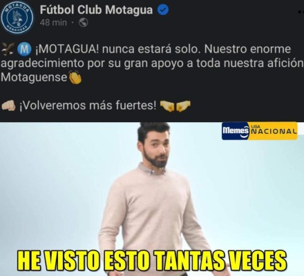 ¡No perdonan! Memes destrozan a Motagua tras perder final de Liga Concacaf