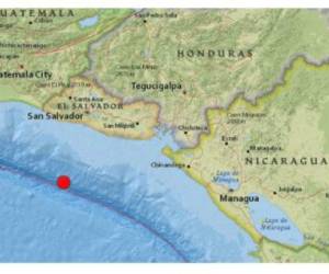 El Salvador sintió un sismo de 5,3 magnitud este miércoles (Foto: Google maps / El Heraldo Honduras