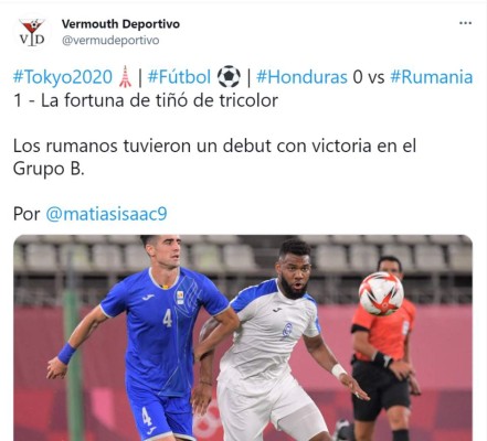 Prensa internacional cataloga de 'infortunada' la derrota de Honduras ante Rumania