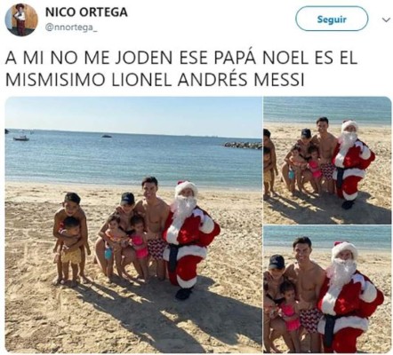 ¿Messi se vistió de Santa? La foto navideña de Cristiano desata una ola de memes