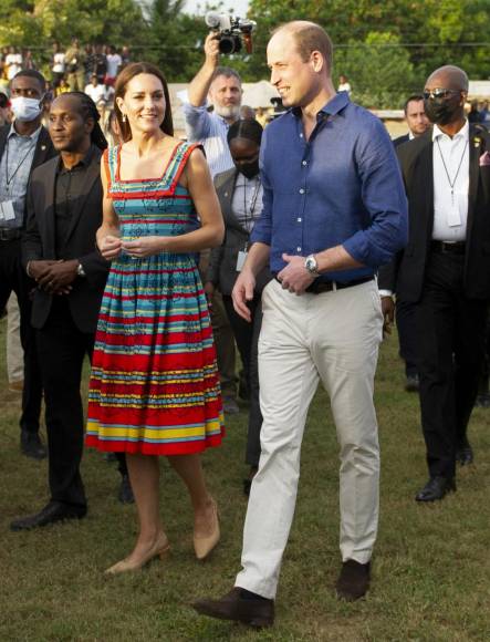 Los “guiños” de vestuario de Kate Middleton durante su viaje por el Caribe