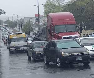 El hecho violento provocó congestionamiento en la zona.