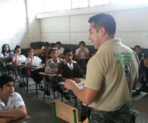 En el Saúl Zelaya Jiménez se imparten charlas antidrogas y antipandillas desde hace una semana.