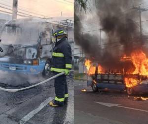 Un bus “rapidito” que cubre la ruta Suyapa - Mercado fue incendiado por sujetos desconocidos la mañana de este jueves a la altura del Polideportivo de la UNAH. El suceso provocó zozobra y generó una protesta por parte de los transportistas. Aquí los detalles del caso .