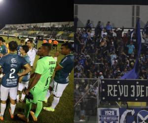 El lente de EL HERALDO captó los mejores momentos y los que no se vieron en televisión del partido en que Marathón derrotó 2-1 a Motagua en Comayagua.