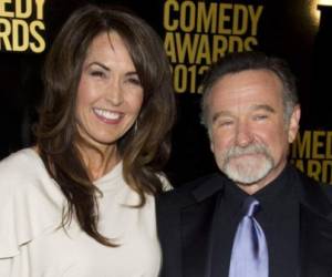 La diseñadora gráfica Susan Schneider, viuda de Robin Williams