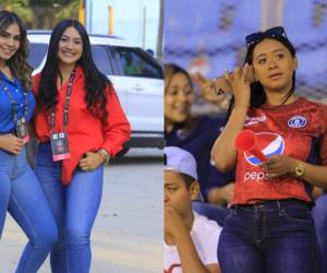 El duelo de Concachampions entre Motagua y Pachuca estuvo adornado por bellas mujeres que asistieron al Estado Olímpico Metropolitano de San Pedro Sula. Aquí un compilado de ellas.