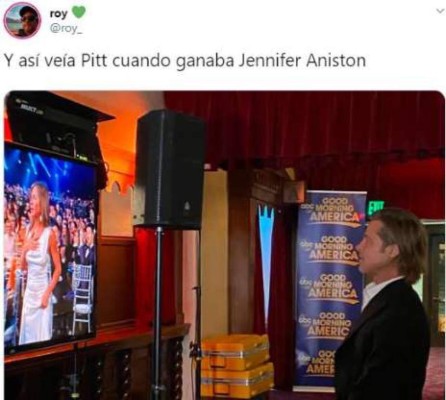 Brad Pitt y Jennifer Aniston se reencuentran y los memes se hacen virales