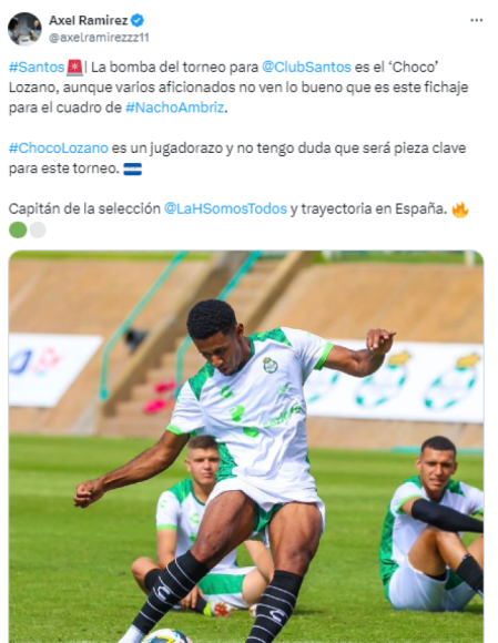 Antony “Choco” Lozano llega al Santos Laguna y así reaccionó la prensa de México