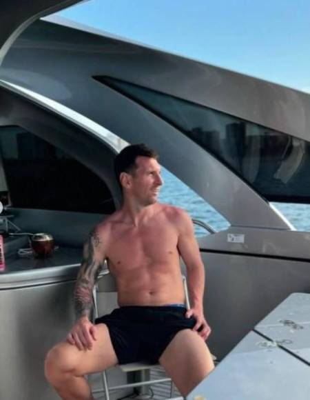 Antonela Roccuzzo y Messi disfrutan de sus vacaciones en yate de lujo en Estados Unidos