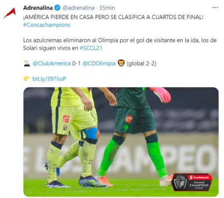 ¿Qué dice la prensa mexicana luego del triunfo del Olimpia 1-0 sobre el América?