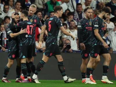 Bernardo Silva abrió el marcador en el Santiago Bernabéu.