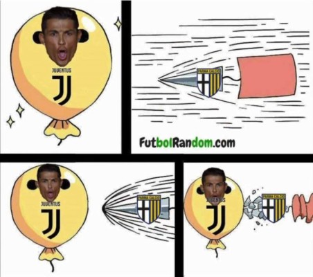 Cristiano Ronaldo aún no marca con la Juventus y es víctima de memes