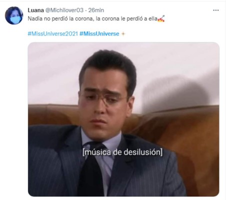 Resignación, enojo y memes: Las reacciones tras segundo lugar de Nadia Ferreira en Miss Universo