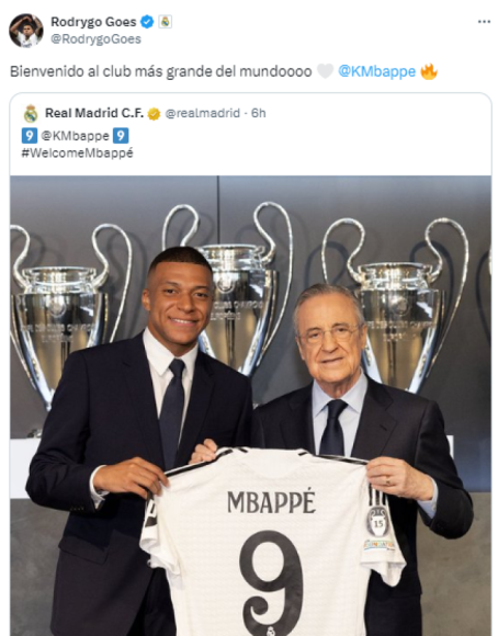 Mbappé y el encuentro con sus nuevos compañeros en el Real Madrid; La sorpresa que se llevó