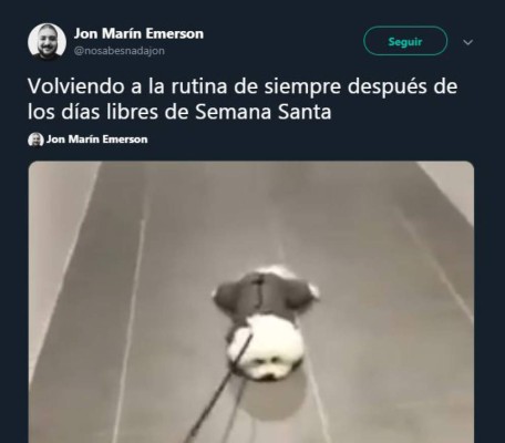 Los mejores memes sobre el regreso de las vacaciones de Semana Santa