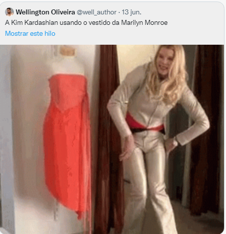 Los divertidos memes por el daño provocado por Kim Kardashian al vestido de Marilyn Monroe