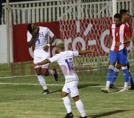 FOTOS: Euforia y lágrimas, la reacción de Benguché al anotar con Honduras en su debut