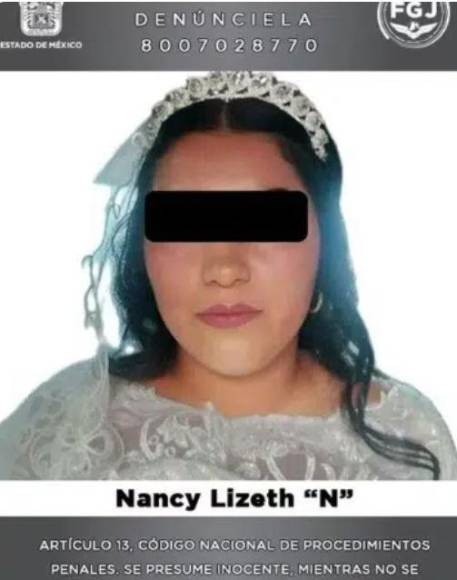 Vestida de novia, capturan a extorsionadora en Toluca; su novio logró huir