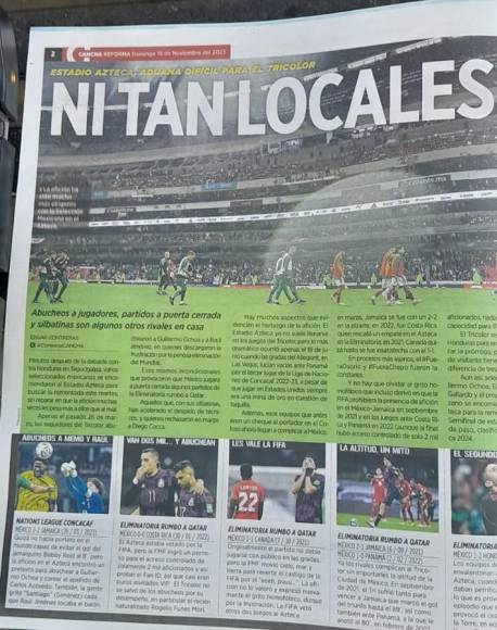 Desprecio a la H y arremetiendo contra el Tri: portadas en México