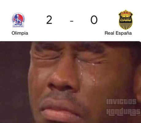 Memes destrozan a Real España tras caer frente a Olimpia en la ida de la final