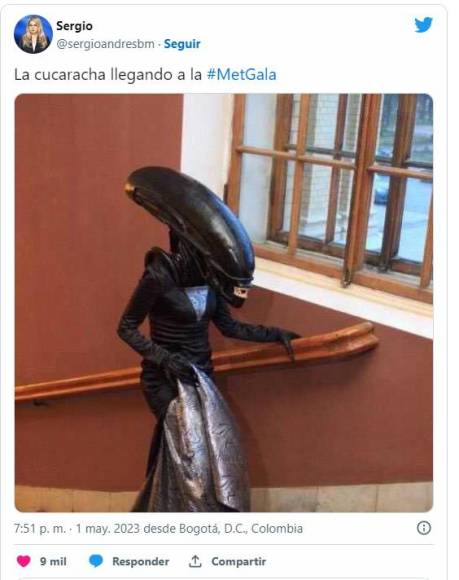 Los imperdibles memes de la cucaracha de la Met Gala 2023