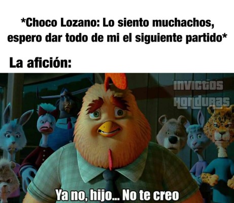 Memes no perdonan al 'Choco' Lozano tras derrota de Honduras ante EEUU