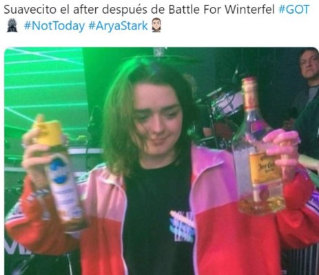 Arya Stark protagoniza los memes que dejó el capítulo 3 de la temporada 8 de Game Of Thrones