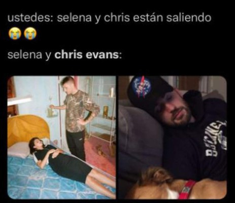 Supuesta relación entre Selena Gómez y Chris Evans desata ola de memes