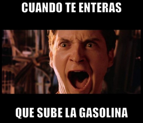 Ocurrentes memes por el aumento en el precio de la gasolina en Honduras