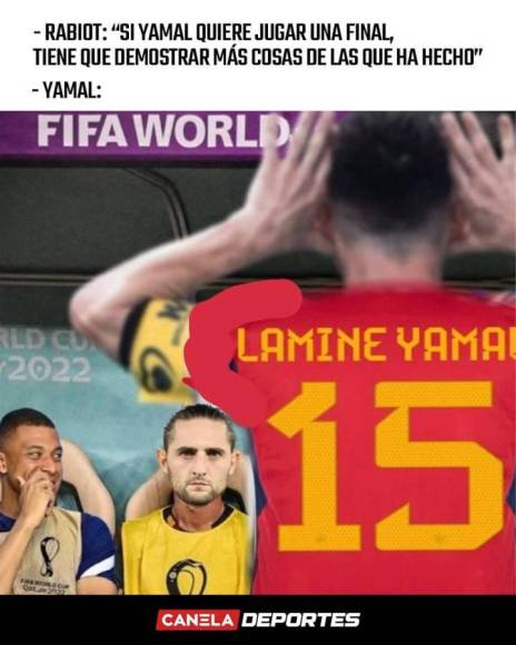 Los memes destrozan a Mbappé tras eliminación de la Euro y Yamal protagonista en España