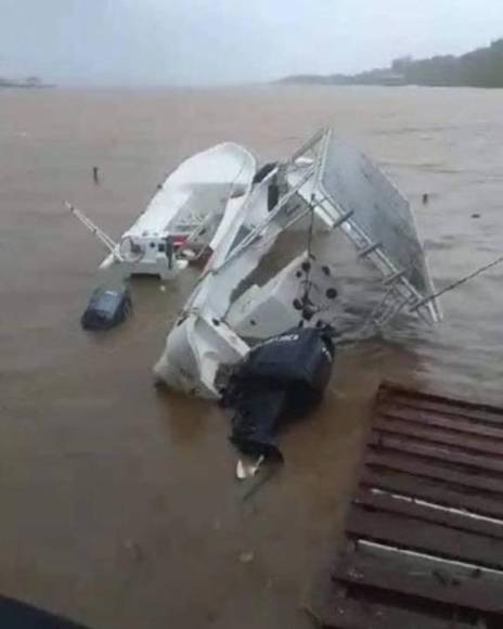 Frente frío deja inundada a Roatán, Islas de la Bahía