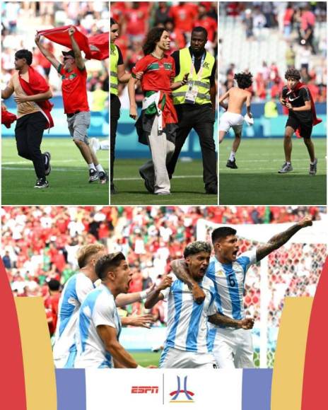 Agregan 15 minutos en partido de Argentina ante Marruecos en Juegos Olímpicos París 2024