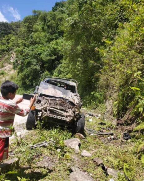 Heridos en estado crítico y las imágenes que dejó volcamiento en San Marcos de La Sierra