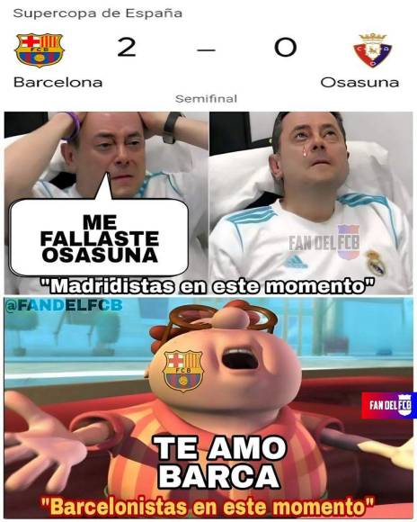 Memes de la Semifinal de la Supercopa de España ¡Hay final con Real Madrid y Barcelona!