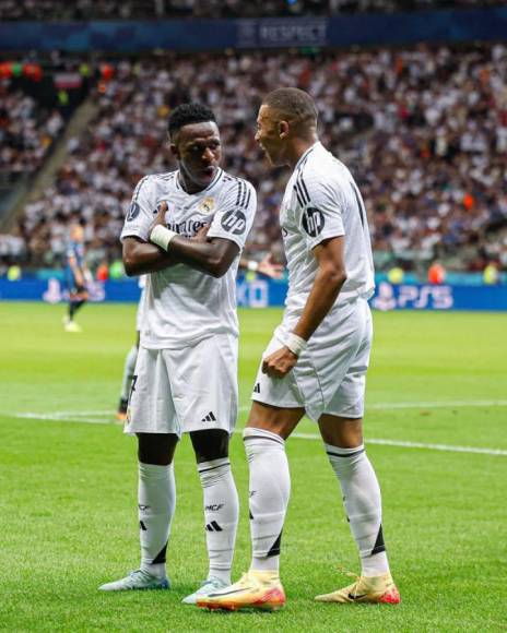 Real Madrid es Supercampeón de Europa: Vinicius, Bellingham y Rodrygo celebran con Mbappé