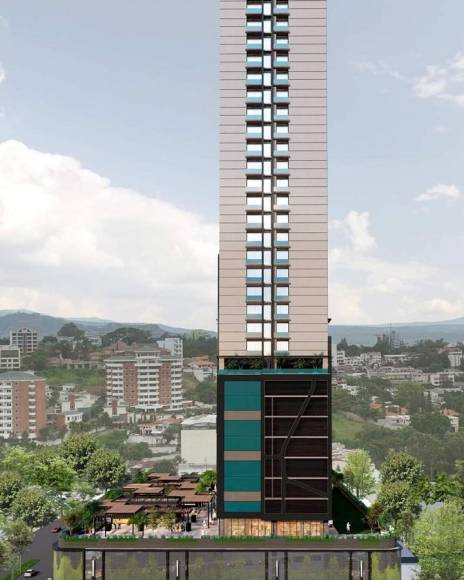 Imponente y única, así será la Torre Atlas que edifican en Tegucigalpa