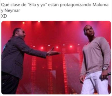 Los memes que dejó el trío amoroso entre Maluma, Nathalia Barulich y Neymar