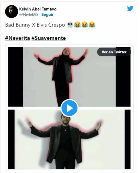 El video de “Neverita” dejó los mejores memes de Elvis Crespo y Bad Bunny