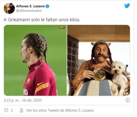 La Chilindrina y Jar Jar Binks: los memes que dejó el look de Antonie Griezmann